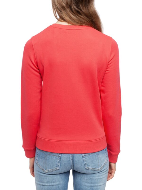 GANT Arch Logo Crew Neck Sweatshirt Jumper For Women - Dark Pink GANT ...