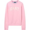 GANT Arch Logo Crew Neck Sweatshirt Jumper - Preppy Pink