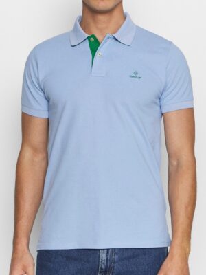 Gant Contrast Collar Pique Rugger Polo Shirt