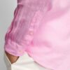 Polo Ralph Lauren Linen Button Down Shirt In Pink