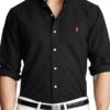 Ralph Lauren Garment Dyed Oxford Shirt in Black