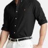 Ralph Lauren Garment Dyed Oxford Shirt in Black