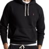 Polo Ralph Lauren Fleece Pullover Hoodie For Men Black