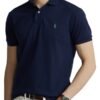 Polo Ralph Lauren Earth Polo Custom Slim Fit Polo Shirt Navy