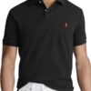 Polo Ralph Lauren Polo Shirt Custom Fit - Black