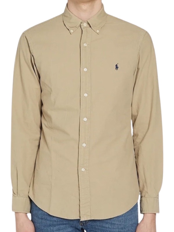 Polo Ralph Lauren Custom Fit Oxford Shirt - Brown