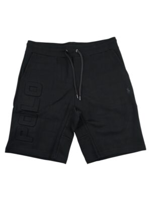 Polo Ralph Lauren Logo Embossed Double Knit Short Black