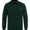 Polo Ralph Lauren Merino Wool Quarter Zip Jumper - Green