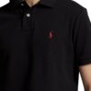Polo Ralph Lauren Custom Slim Fit Polo Shirt Black