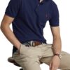 Polo Ralph Lauren Custom Slim Fit Polo Shirt Navy