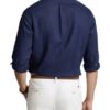 Polo Ralph Lauren Custom Fit Linen Shirt - Navy