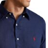 Polo Ralph Lauren Custom Fit Linen Shirt - Navy