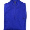 Polo Ralph Lauren Merino Wool Quarter Zip Jumper Blue