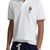 Polo Ralph Lauren Bear Polo Shirt Custom Slim Fit - White