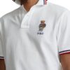 Polo Ralph Lauren Bear Polo Shirt Custom Slim Fit - White