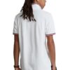 Polo Ralph Lauren Bear Polo Shirt Custom Slim Fit - White