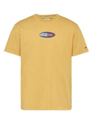 Tommy Jeans Worldwide Crew Neck T-Shirt - Yellow