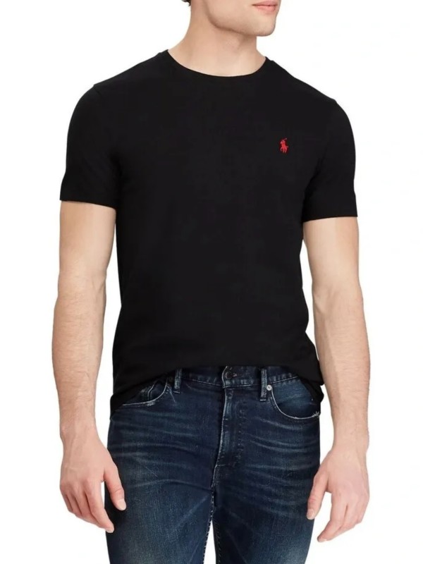 Polo Ralph Lauren Solid Crew Neck Tee Black_1