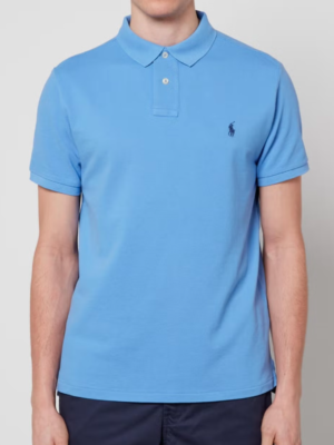 Polo Ralph Lauren Custom Slim Fit Polo - Blue