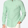 Polo Ralph Lauren Custom Fit Garment Dyed Oxford Shirt Green Size - Large