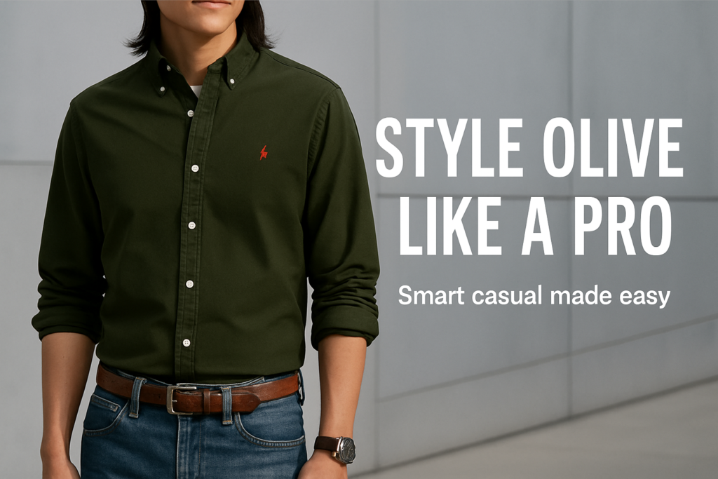 How to Style an Olive Green Oxford Shirt – The Polo Ralph Lauren Guide