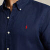 Polo Ralph Lauren Short Sleeve Linen Shirt - Navy